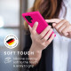 KW Samsung Galaxy S22 Ultra Θήκη Σιλικόνης Rubberized TPU - Neon Pink - 56765.77