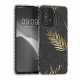 KW Samsung Galaxy A33 5G Σκληρή Θήκη με Πλαίσιο Σιλικόνης - Design Jungle - Διάφανη - Gold / Grey - 58367.01