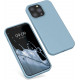 KW iPhone 13 Pro Θήκη Σιλικόνης Rubberized TPU - Stone Blue - 55880.206