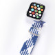 Dux Ducis Λουράκι Apple Watch 2 / 3 / 4 / 5 / 6 / 7 / 8 / 9 / SE - 38 / 40 / 41 mm Wristband Bracelet Bangle Mixture Version από Νάυλον - Blue / White