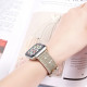 Dux Ducis Λουράκι Apple Watch 2 / 3 / 4 / 5 / 6 / 7 / 8 / 9 / SE / ULTRA / ULTRA 2 - 42 / 44 / 45 / 49 mm Wristband Bracelet Bangle Sparkle Version - Gold