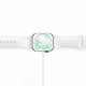 Joyroom 2in1 Μαγνητική Βάση Φόρτισης για Apple Watch με Καλώδιο Lightning για το iPhone - 1.5m - White - S-IW002S