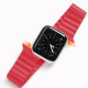 Dux Ducis Λουράκι Apple Watch 2 / 3 / 4 / 5 / 6 / 7 / 8 / 9 / SE - 38 / 40 / 41 mm Magnetic Strap Chain Version Μαγνητικό Σιλικόνης - Red