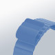 Dux Ducis Λουράκι Apple Watch 2 / 3 / 4 / 5 / 6 / 7 / 8 / 9 / SE - 38 / 40 / 41 mm Magnetic Strap Chain Version Μαγνητικό Σιλικόνης - Blue