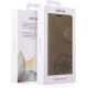 Kalibri Samsung Galaxy A53 5G Θήκη Πορτοφόλι Stand από Γνήσιο Δέρμα - Design Navigational Compass - Brown - 58803.01