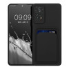 KW Xiaomi Redmi Note 11 Pro / 11 Pro 5G Θήκη Σιλικόνης TPU με Υποδοχή για Κάρτα - Matt Black - 58923.47