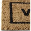 Relaxdays Χαλάκι Πόρτας από Ίνες Καρύδας Design Welcome - 75 x 25 x 1,3 cm - Natural - 4052025032173
