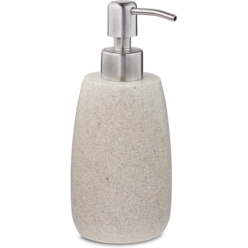 Relaxdays Σαπουνοθήκη Dispenser από Πολυρυτίνη - Sand - 4052025908645