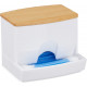 Relaxdays Ακρυλικό Κουτί Αποθήκευσης για Μπατονέτες - White / Natural - 4052025905965