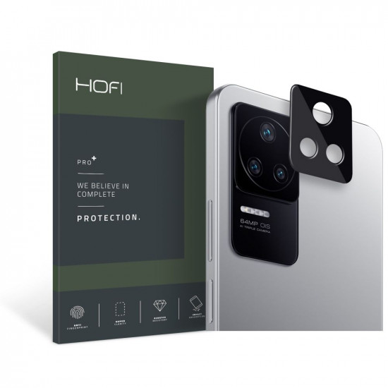 Hofi Xiaomi Poco F4 5G Camera Pro+ 2.5D 9H Tempered Glass Αντιχαρακτικό Γυαλί Κάμερας - Black