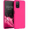 KW Xiaomi Redmi Note 10 / Note 10s / Poco M5s Θήκη Σιλικόνης TPU - Neon Pink - 54541.77