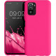 KW Xiaomi Redmi Note 10 / Note 10s / Poco M5s Θήκη Σιλικόνης TPU - Neon Pink - 54541.77