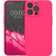 KW iPhone 13 Pro Θήκη Σιλικόνης Rubberized TPU - Neon Pink - 58955.77