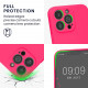 KW iPhone 13 Pro Θήκη Σιλικόνης Rubberized TPU - Neon Pink - 58955.77
