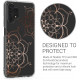 KW Samsung Galaxy A13 4G Θήκη Σιλικόνης TPU Design Flowers Twins - Rose Gold - Διάφανη - 58797.02