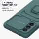 KW Samsung Galaxy A53 5G Θήκη Σιλικόνης με Κάλυμμα για την Κάμερα και Δαχτυλίδι Συγκράτησης - Moss Green - 58577.169