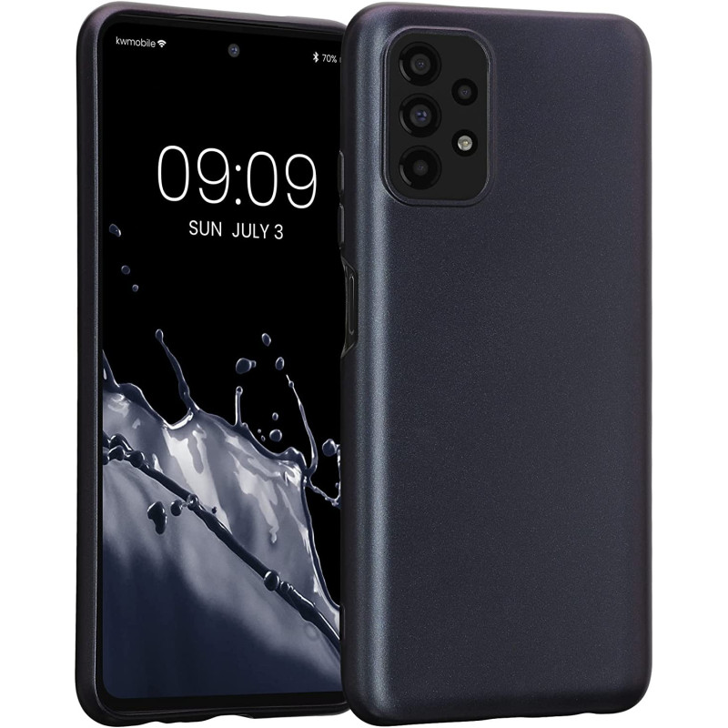 KW Xiaomi Redmi Note 10 / Note 10s / Poco M5s Θήκη Σιλικόνης TPU - Metallic Berry - 57280.115