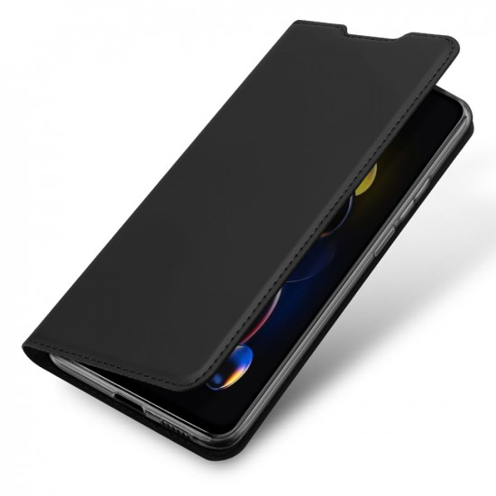 Dux Ducis Xiaomi Poco X4 GT Flip Stand Case Θήκη Βιβλίο - Black