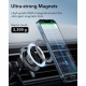 ESR HaloLock Magnetic MagSafe Μαγνητική Βάση Αυτοκινήτου Αεραγωγού με Ασύρματη Φόρτιση MagSafe - Metallic Grey