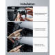 ESR HaloLock Magnetic MagSafe Μαγνητική Βάση Αυτοκινήτου Αεραγωγού με Ασύρματη Φόρτιση MagSafe - Metallic Grey
