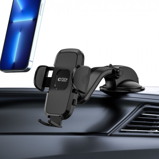 Tech-Protect V3 Περιστρεφόμενη Βάση για το Ταμπλό του Αυτοκινήτου - Black