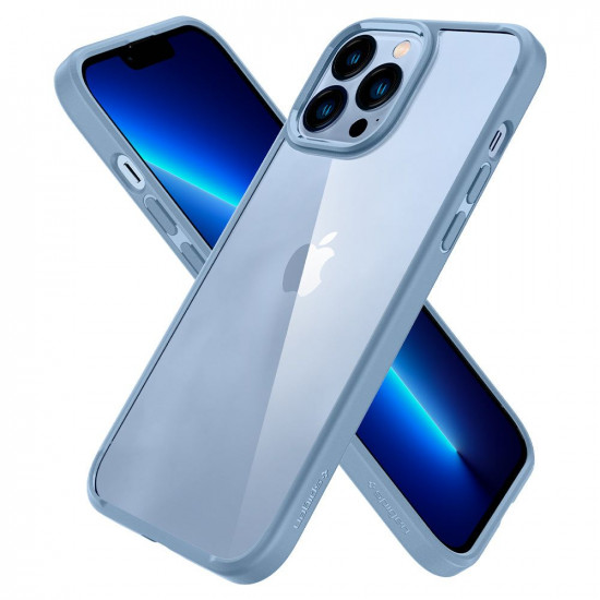 Spigen iPhone 13 Pro Max Ultra Hybrid Σκληρή Θήκη με Πλαίσιο Σιλικόνης - Sierra Blue