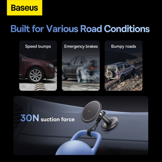Baseus C01 Μαγνητική Βάση για το Ταμπλό του Αυτοκινήτου - Black