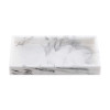 Navaris Διακοσμητικός Δίσκος από Πολυρεσίνη - Design Marble - White - 55578.02