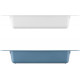 Navaris Σετ με 2 Πλαστικά Δοχεία Αποστράγγισης για το Νεροχύτη - Grey / Blue - 57970.01