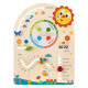 Navaris Ξύλινο Εκπαιδευτικό Ημερολόγιο για Παιδιά - Beige - 57262.01