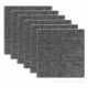 Navaris Σετ με 6 Πλαίσια Ανακοινώσεων από Τσόχα - Design Brick - Grey - 57658.22