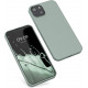KW iPhone 13 Θήκη Σιλικόνης Rubberized TPU - Grey Green - 55948.172