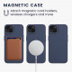 KW iPhone 13 Σκληρή Θήκη με MagSafe - Dark Blue - 58247.17