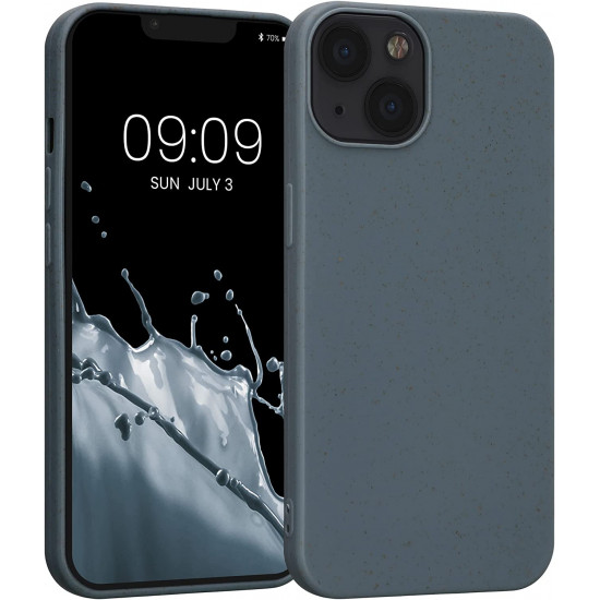 Kalibri iPhone 13 Θήκη Σιλικόνης TPU με Ανακυκλώσιμο και Βιοδιασπώμενο Υλικό - Dark Slate Grey - 57759.202