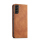 OEM Samsung Galaxy S22 Plus Magnet Fancy Θήκη Βιβλίο Stand - Brown