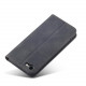 OEM iPhone SE 2022 / SE 2020 / 7 / 8 Magnet Fancy Θήκη Βιβλίο Stand - Dark Grey