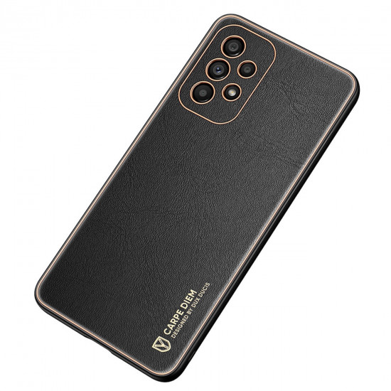 Dux Ducis Samsung Galaxy A53 5G Yolo Elegant Series Θήκη με Επένδυση Συνθετικού Δέρματος - Black