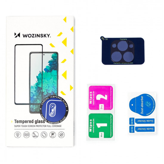 Wozinsky Xiaomi Poco X3 NFC / X3 Pro Αντιχαρακτικό Γυαλί 9H για την Κάμερα - Black