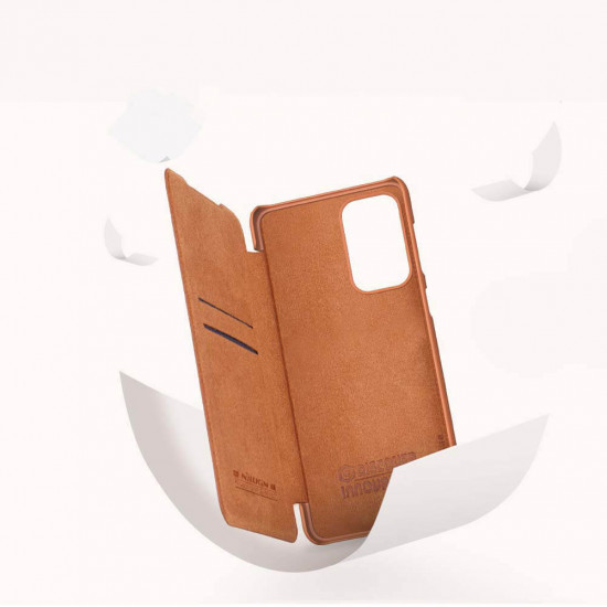 Nillkin Samsung Galaxy A53 5G Qin Leather Flip Book Case Θήκη Βιβλίο - Brown