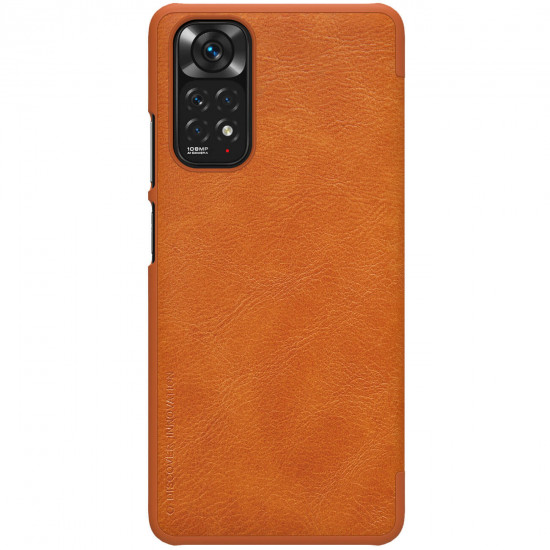 Nillkin Xiaomi Redmi Note 11 / Redmi Note 11S Qin Leather Flip Book Case Θήκη Βιβλίο - Brown