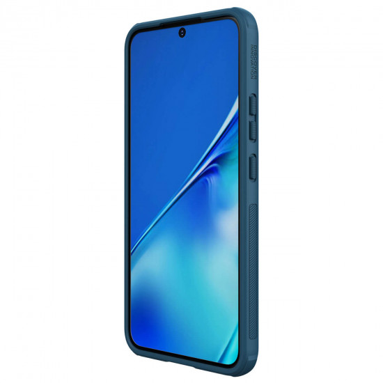 Nillkin Samsung Galaxy S22 Super Frosted Shield Pro Σκληρή Θήκη με Πλαίσιο Σιλικόνης - Blue