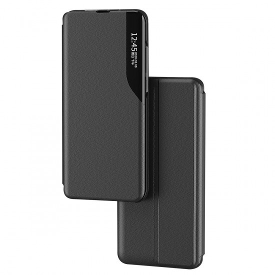 OEM Samsung Galaxy S22 Plus Eco Leather View Θήκη Βιβλίο - Black