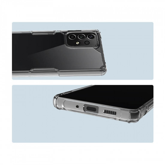 Nillkin Samsung Galaxy A53 5G Nature Pro - Σκληρή Θήκη με Πλαίσιο Σιλικόνης - Διάφανη
