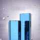 OEM Samsung Galaxy S22 Ultra Clear View Θήκη Βιβλίο - Blue