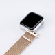 Dux Ducis Λουράκι Apple Watch 2 / 3 / 4 / 5 / 6 / 7 / 8 / 9 / SE - 38 / 40 / 41 mm Magnetic Strap Milanese Version Μαγνητικό από Ανοξείδωτο Ατσάλι - Gold