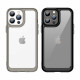 OEM iPhone 13 Pro Max Outer Space Σκληρή Θήκη με Πλαίσιο Σιλικόνης - Black