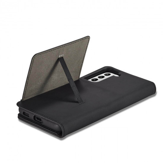 OEM Samsung Galaxy S22 Plus Magnet Card Wallet Case Θήκη Πορτοφόλι Stand - Black