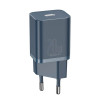 Baseus Super Si 1C PD 20W Οικιακός Φορτιστής με Θύρα Type-C και Καλώδιο Type C to Lightning- Blue - TZCCSUP-B03