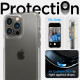 Spigen iPhone 14 Pro Max Ultra Hybrid Σκληρή Θήκη με Πλαίσιο Σιλικόνης - Frost Clear