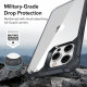 ESR iPhone 14 Pro Air Armor Σκληρή Θήκη με Πλαίσιο Σιλικόνης - Διάφανη / Black